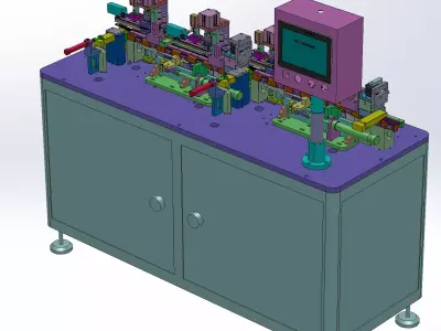 SIM card assembly machine 3D model