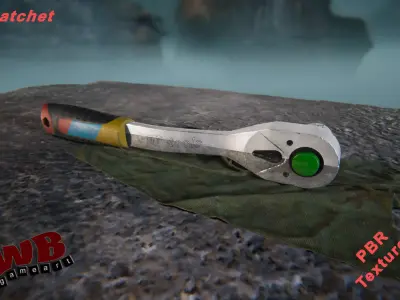 Ratchet Low-poly 3D model