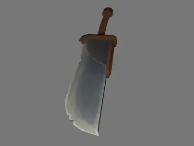 Stylized Sword Low-poly 3D model shop