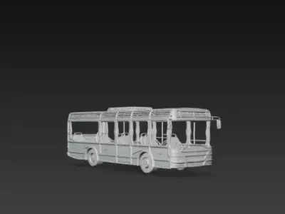 City Bus Transport Model 3D print model