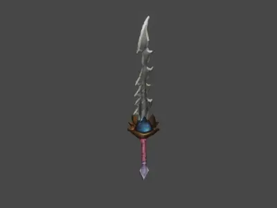 Zeloeman Sword A 40 Low-poly 3D model