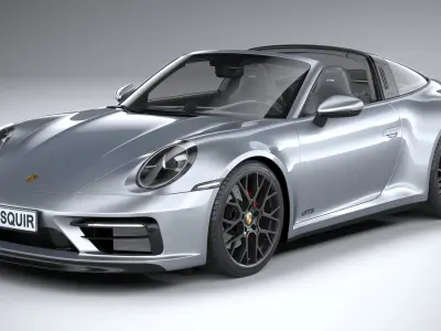 Porsche 911 Targa 4GTS 2022 3D model purchase