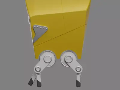 Robot Friend  Sci-Fi Companion Model 3D model