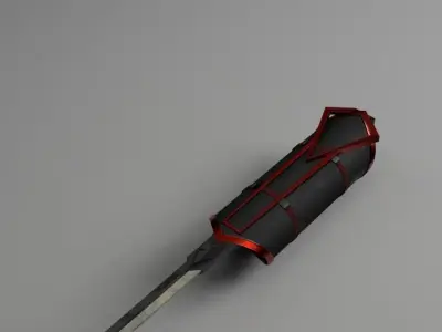 HiddenBlade Low-poly 3D model