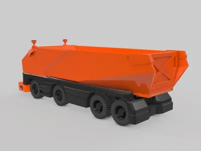 Autonomous Mining Truck 3D model