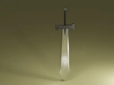 low poly circular metal plate Free low-poly 3D model
