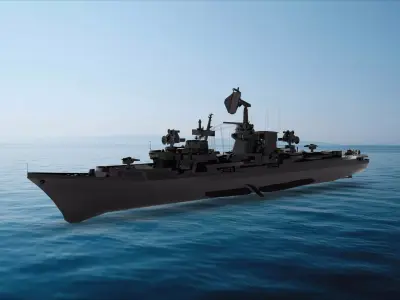 Kara-class cruiser 3D model