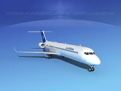 Comac ARJ21-900 Lao AIrlines 3D model