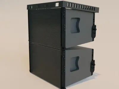 truss system line array Free low-poly 3D model