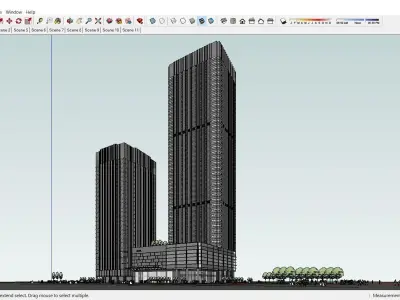 Sketchup Office building 150 3D model