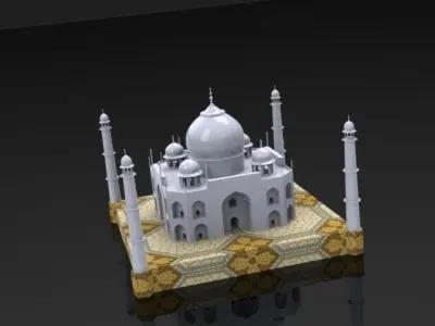 Taj Mahal Free 3D model purchase