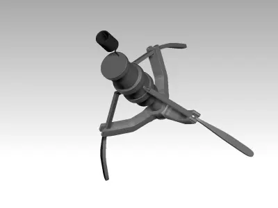 Crane Claw Machine Only Claw  3D model