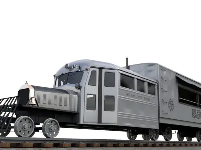 Rio Grande Southern Galloping Goose 1946 3D model
