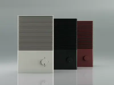 Audio System Free low-poly 3D model