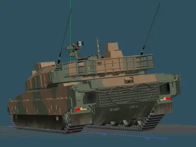 type10mbt clorer 4set 3D model