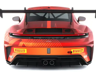 Porsche 911 Cup 2026 3D model