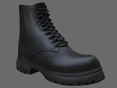 Boots Low-poly 3D model