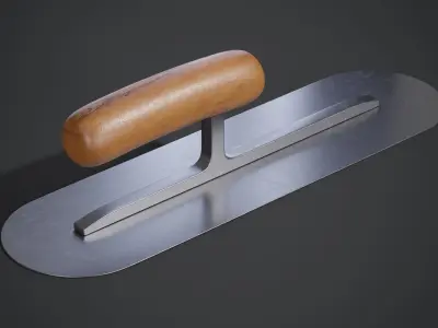 Pool Trowel 3D model