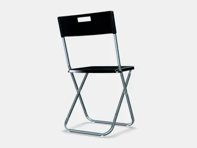 GUNDE Folding Chair Low-poly 3D model