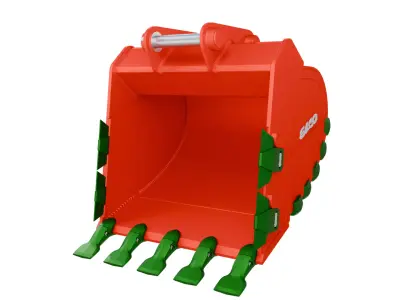 ESCO SXDP Construction Buckets for Hydraulic Excavators Low-poly 3D model