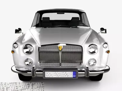 1973 Classic British Coupe 3D model