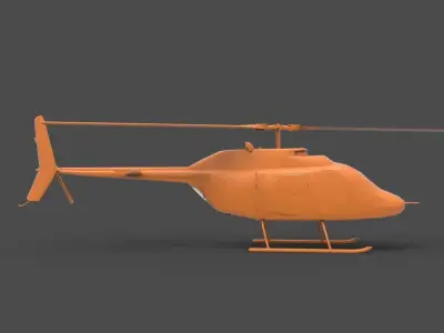 bell helicopter 3D print model