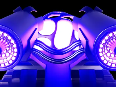 Spaceship 3D model order