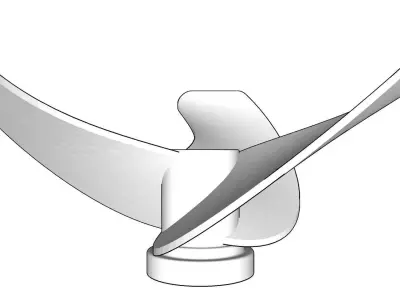 Propellor Fan 3D print model
