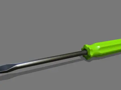 screwdriver Low-poly 3D model 40