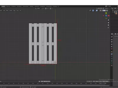 Free simple pallet blend Free 3D model