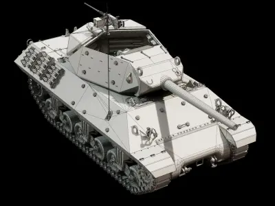 M10 GMC - Base Mesh 3D model
