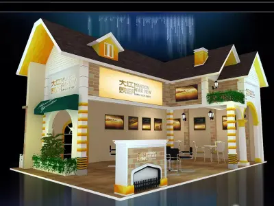 Exhibition - Area - 6X9-3DMAX2009-02 3D model