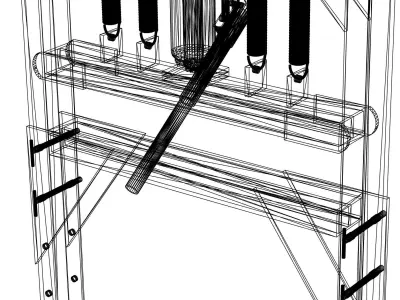 pressing machine 3D model