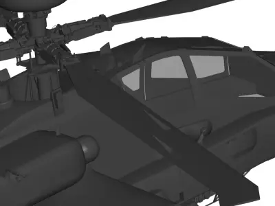 Boeing AH-64 Apache 3D model