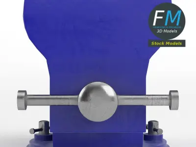 Table vise clamp 3D model