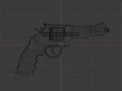 Revolver Free 3D model buy