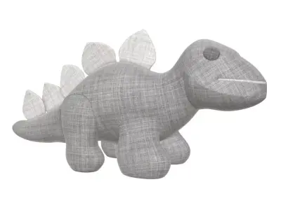 Dinosaur plush toy 3D model