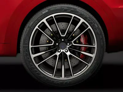 Maserati Levante Trofeo Launch Edition 2020 wheel 3D model