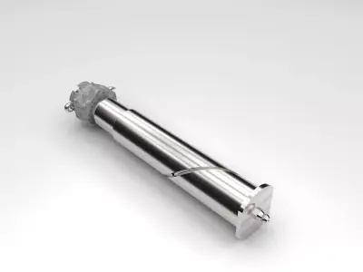 Spring leaf bolt Free 3D model