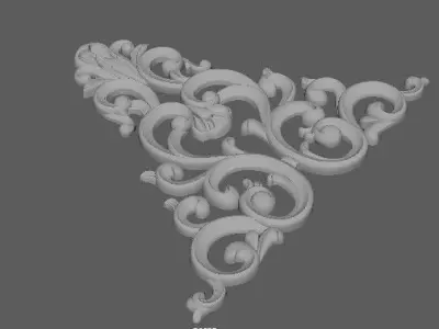 dekor ornament 3D model 225