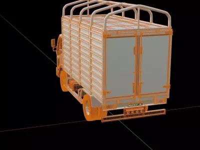 Isuzu Elf Cargo Truck 3D model