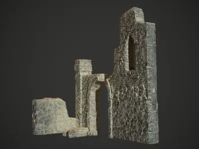 Castle Ruins 3D model