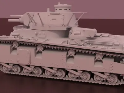 Tank Neubaufahrzeug Ausf A 3D model