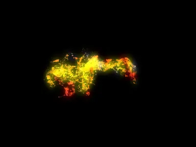 Dragon flame 3D 3D model