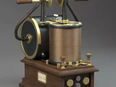 Tesla oscillator 3D model