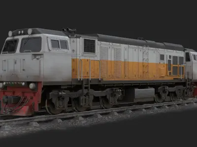 Diesel-Electric Locomotives 3D model