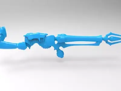 Evil Space Elf - Haywire with hand arm or plain 3D print model