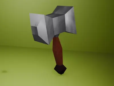 Game Ready Low Poly Fantasy Weapons Pack  6  Low-poly 3D model
