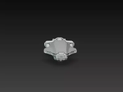 Sci-Fi Recon Scout Drone Ship 3D Print STL 3D print model