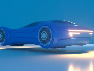 Future Car 32 3D model
